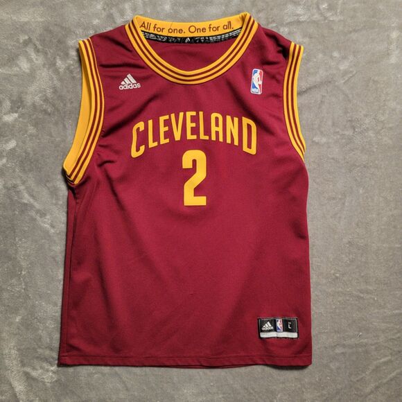 Kyrie Irving Cleveland Cavaliers Jersey Youth Large Adidas Replica - Picture 1 of 6